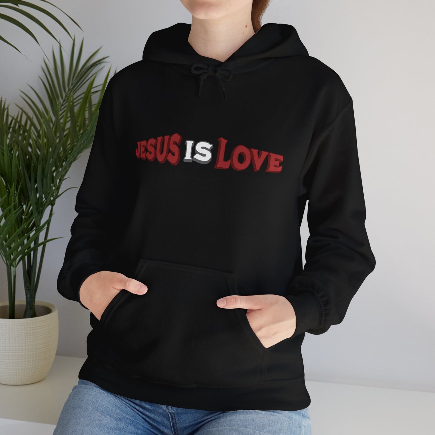 Jesus Is Love Hooded Sweatshirt