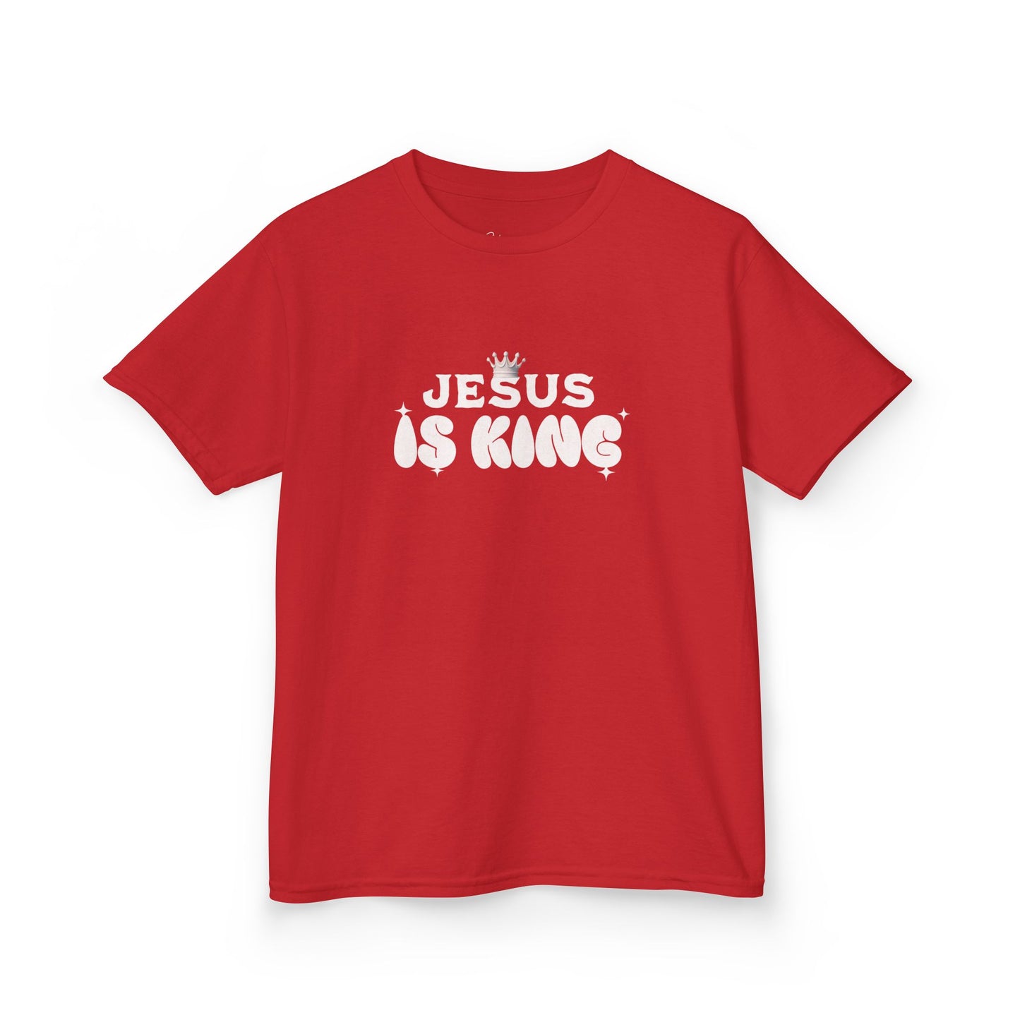 Unisex Kids Jesus is King T shirt (children)