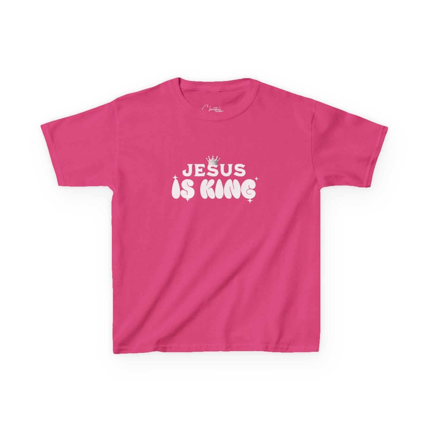 Unisex Kids Jesus is King T shirt (children)