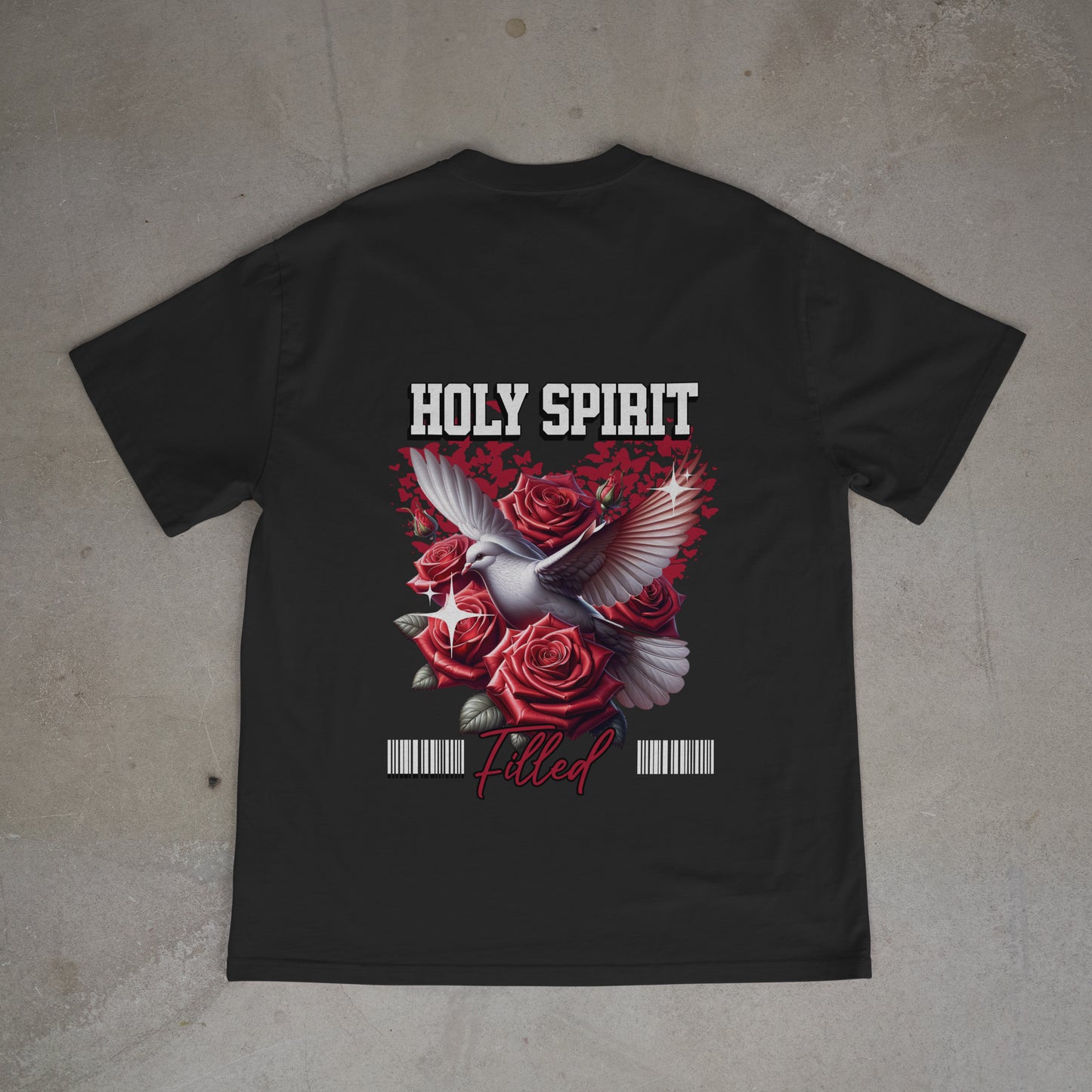 Holy Spirit Dove Flower Unisex T Shirt