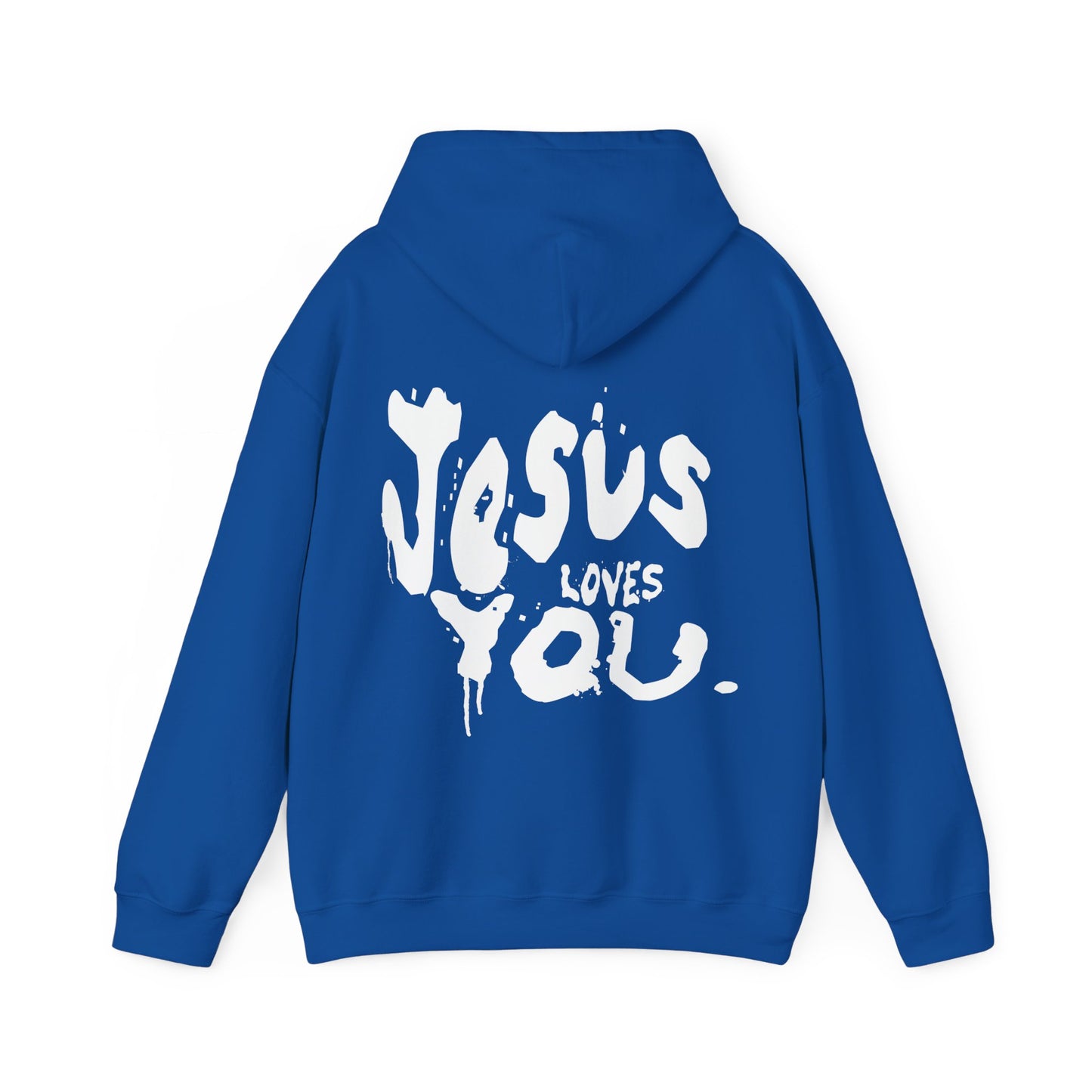 Unisex Jesus Loves You back print Hoodie