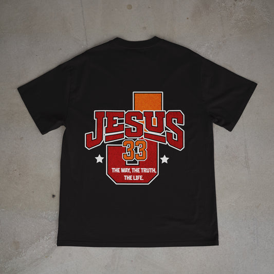 JESUS 33 Jersy Style Tee