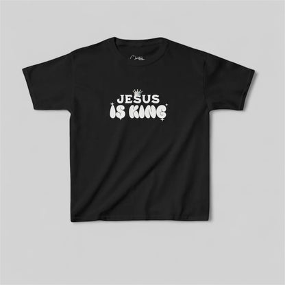 Unisex Kids Jesus is King T shirt (children)