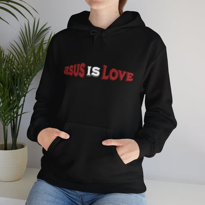 Jesus Is Love  Hooded Sweatshirt