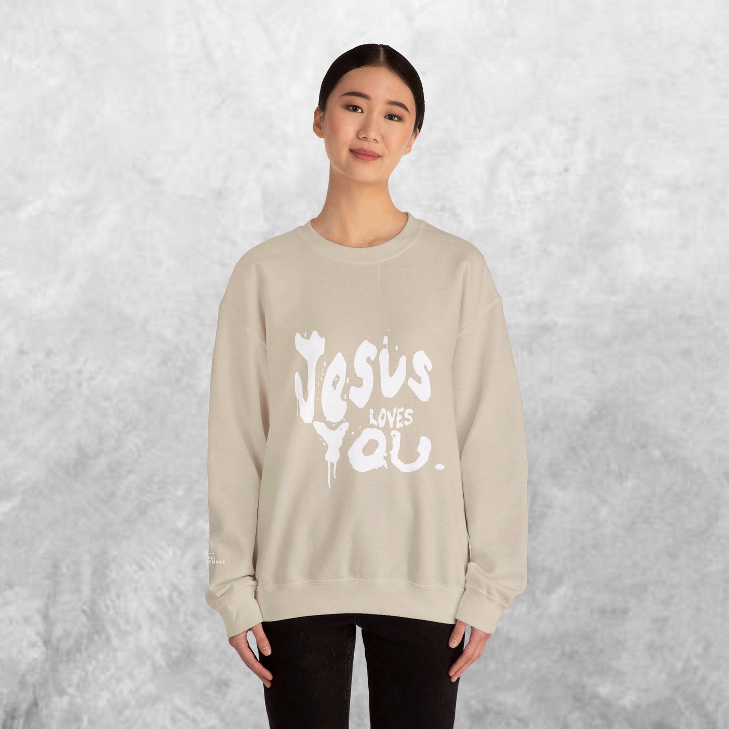 Unisex Jesus Loves You Crewneck Sweatshirt