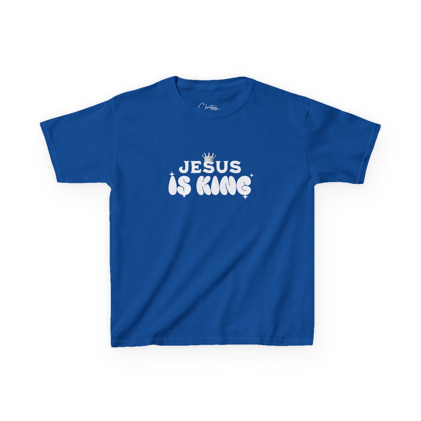 Unisex Kids Jesus is King T shirt (children)
