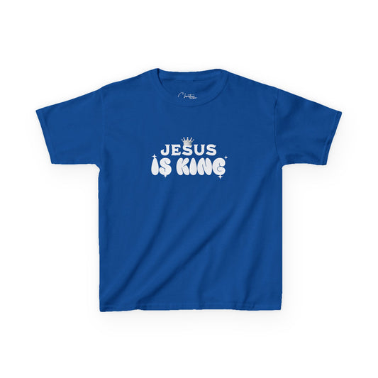 Unisex Kids Jesus is King T shirt (children)