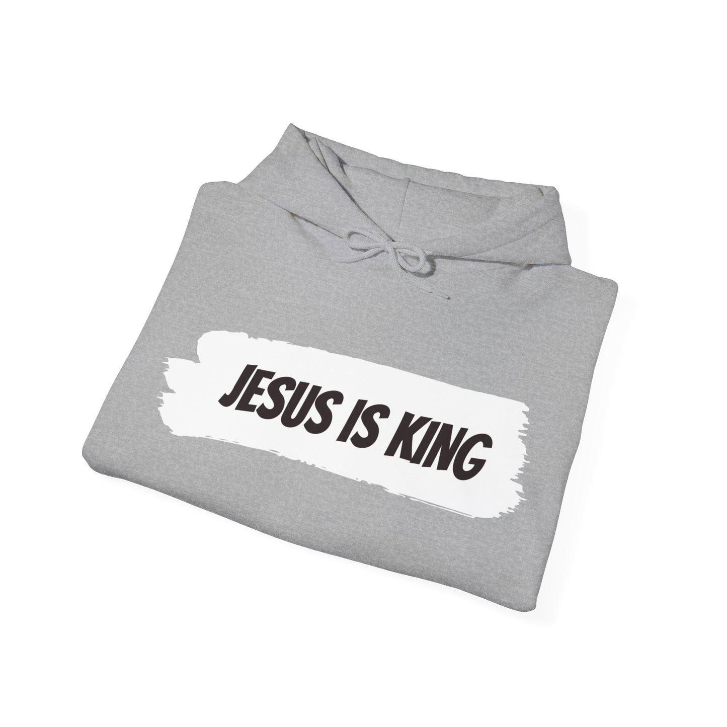 Jesus is King Hooded Sweatshirt, Unisex Hoodie, Christian Apparel, Religious Gifts, Faith-Based Sweatshirt, Church Wear
