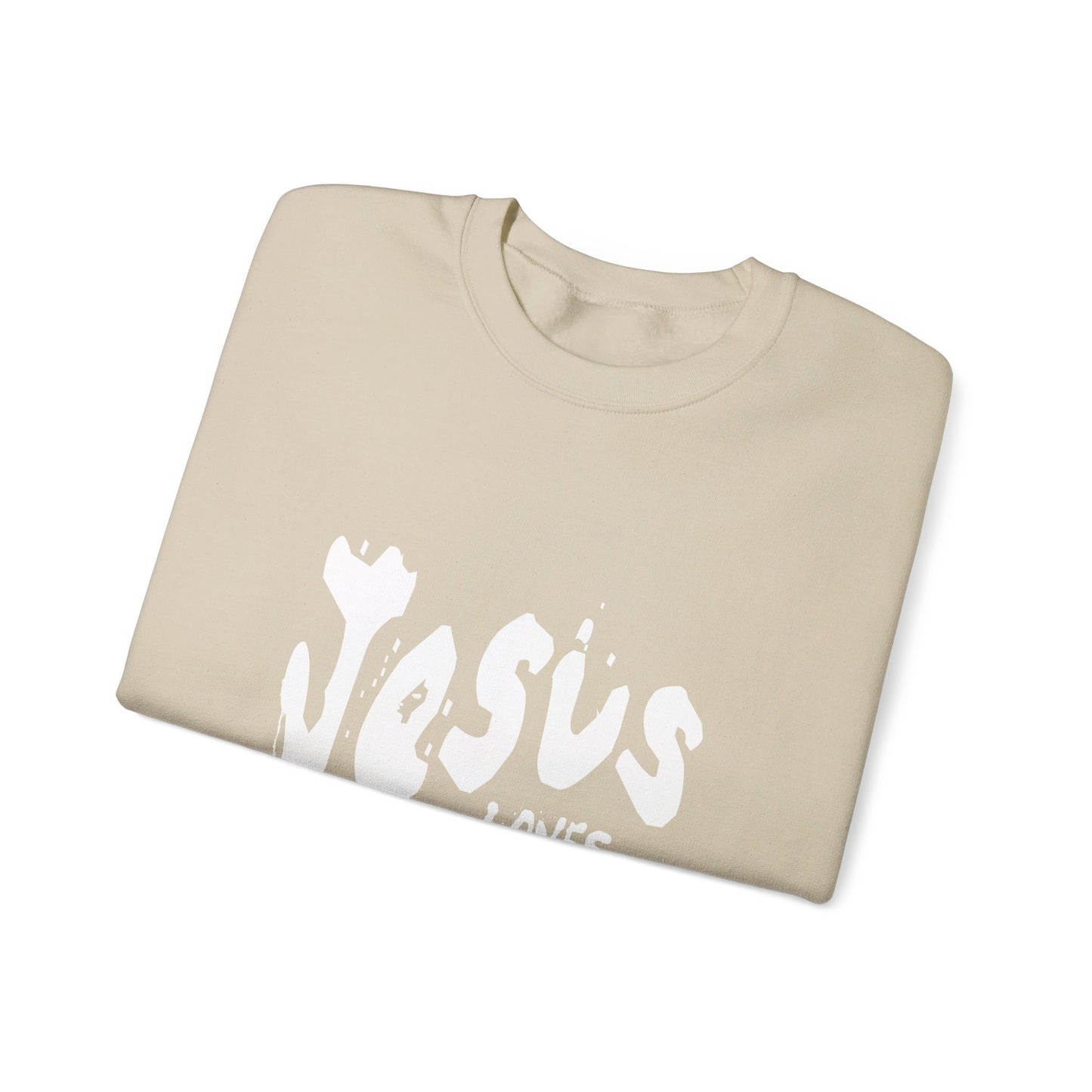 Unisex Jesus Loves You Crewneck Sweatshirt