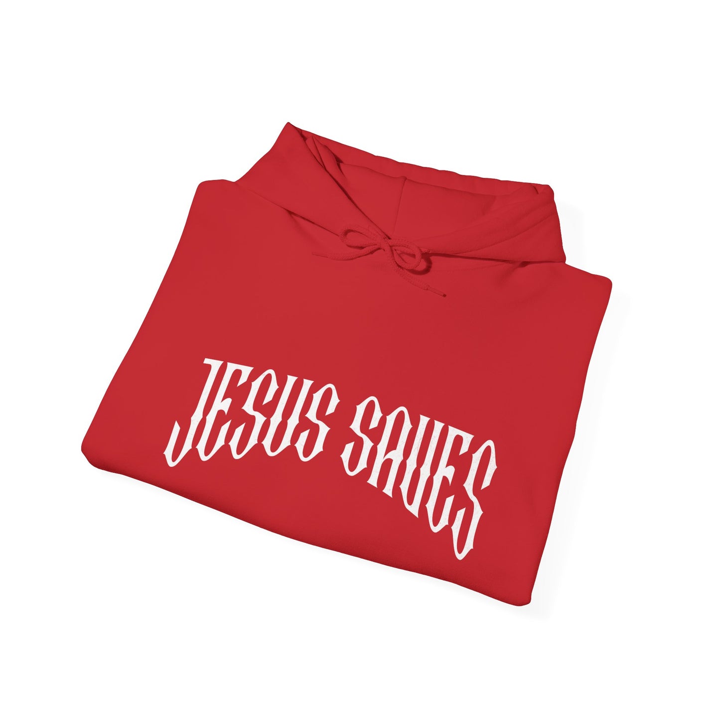 Jesus Saves Christian Hoodie — Gospel of Christ Graphic Back