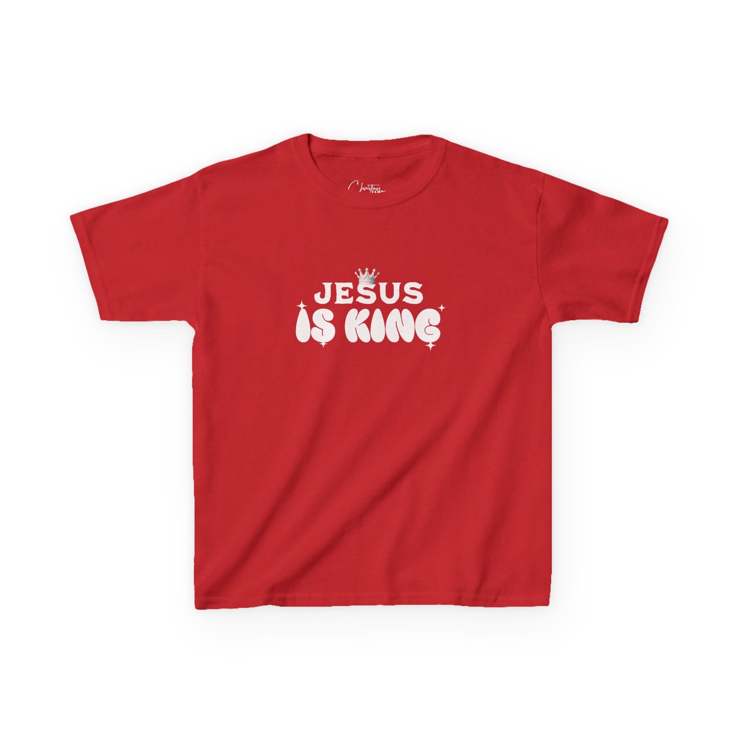 Unisex Kids Jesus is King T shirt (children)