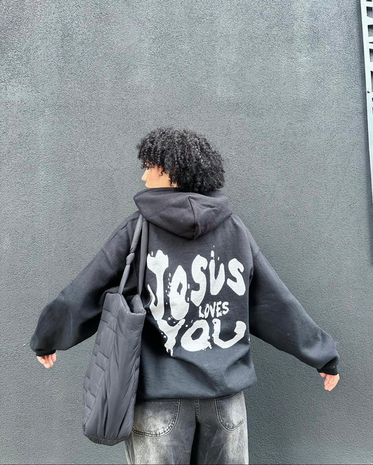 Jesus Loves You Back Christian Hoodie — Faith-Based Inspirational Hoodie