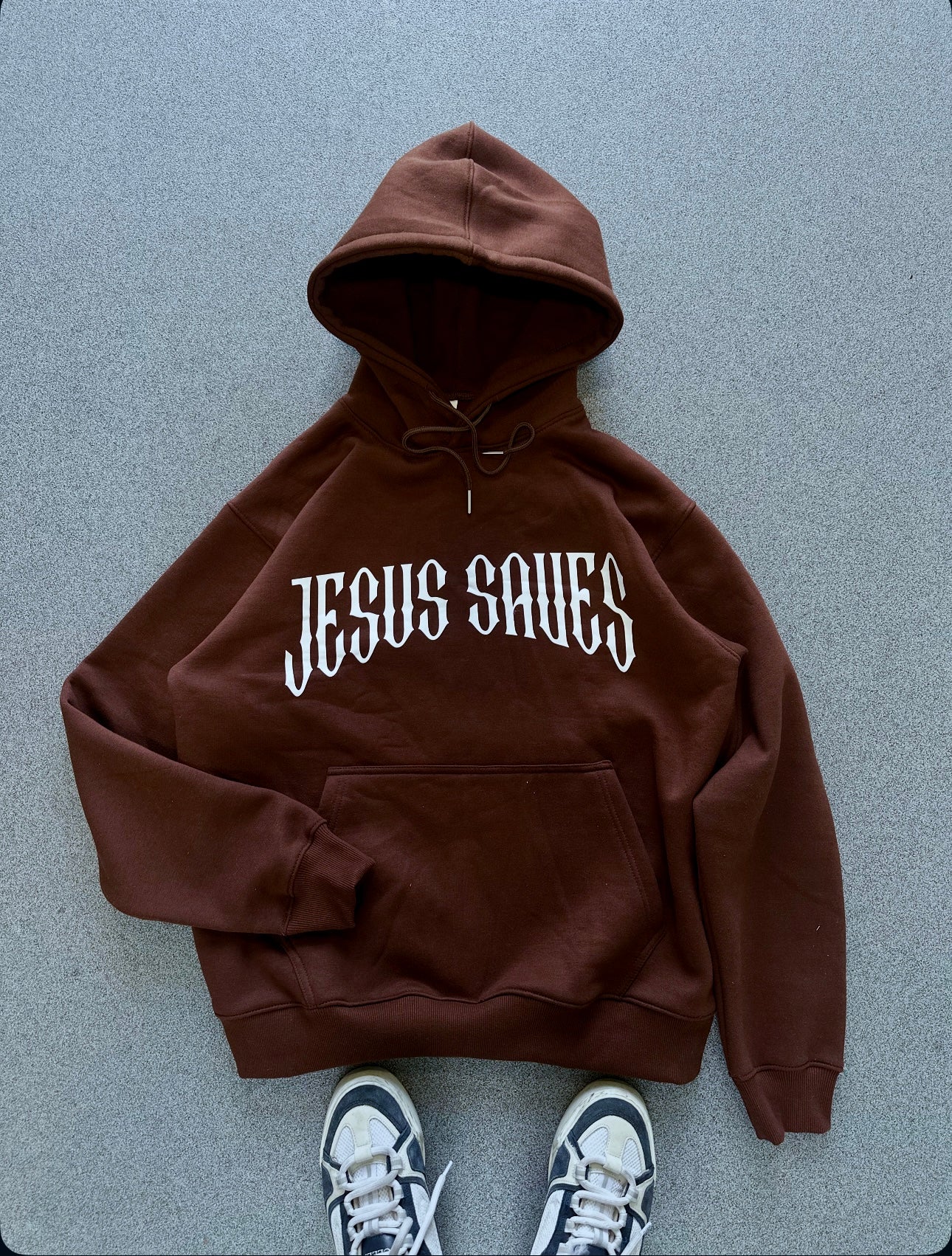 Jesus Saves Christian Hoodie — Gospel of Christ Graphic Back