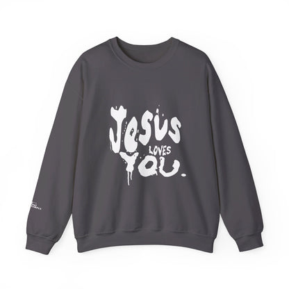 Unisex Jesus Loves You Crewneck Sweatshirt