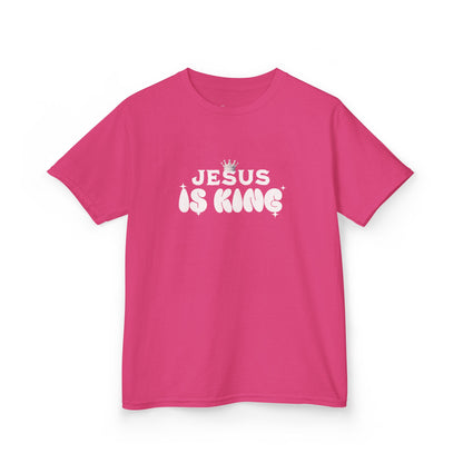 Unisex Kids Jesus is King T shirt (children)