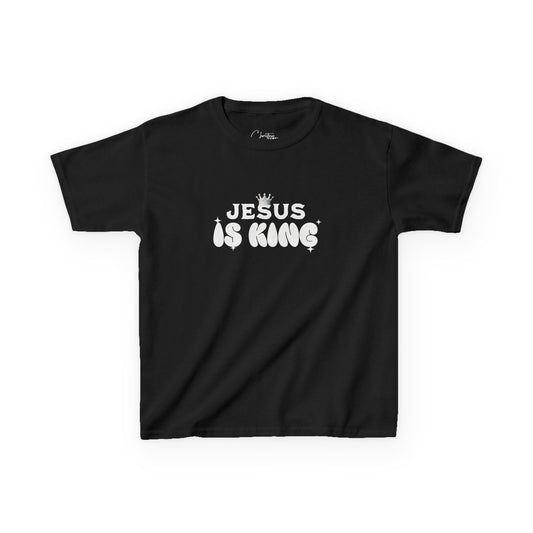 Unisex Kids Jesus is King T shirt (children)