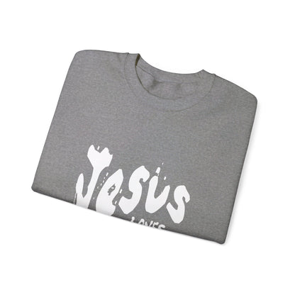 Unisex Jesus Loves You Crewneck Sweatshirt