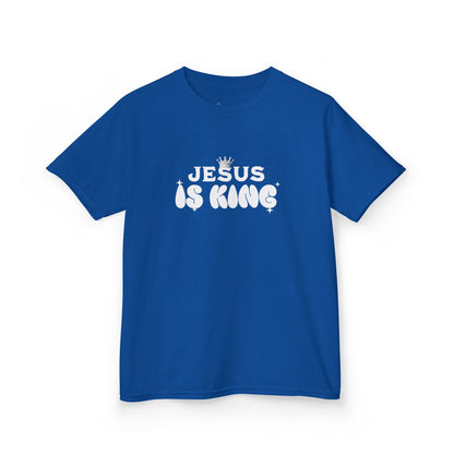 Unisex Kids Jesus is King T shirt (children)