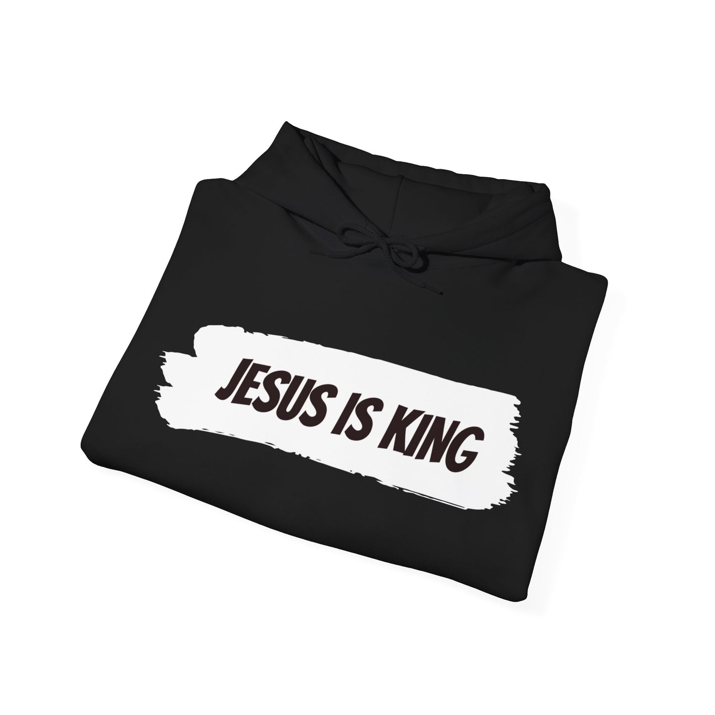 Jesus is King Hooded Sweatshirt, Unisex Hoodie, Christian Apparel, Religious Gifts, Faith-Based Sweatshirt, Church Wear