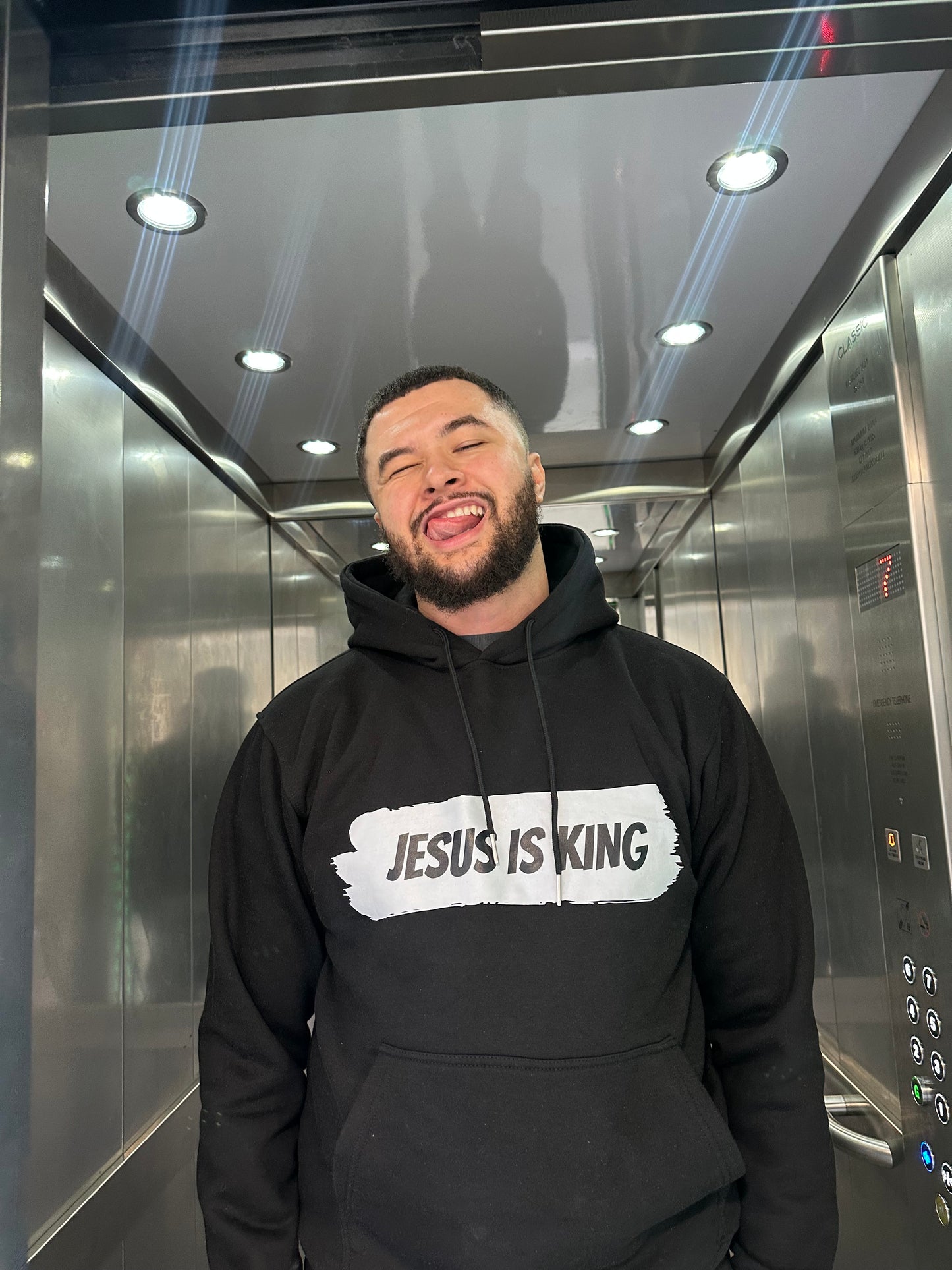 Jesus Is King Hoodie — Christian Faith Pullover