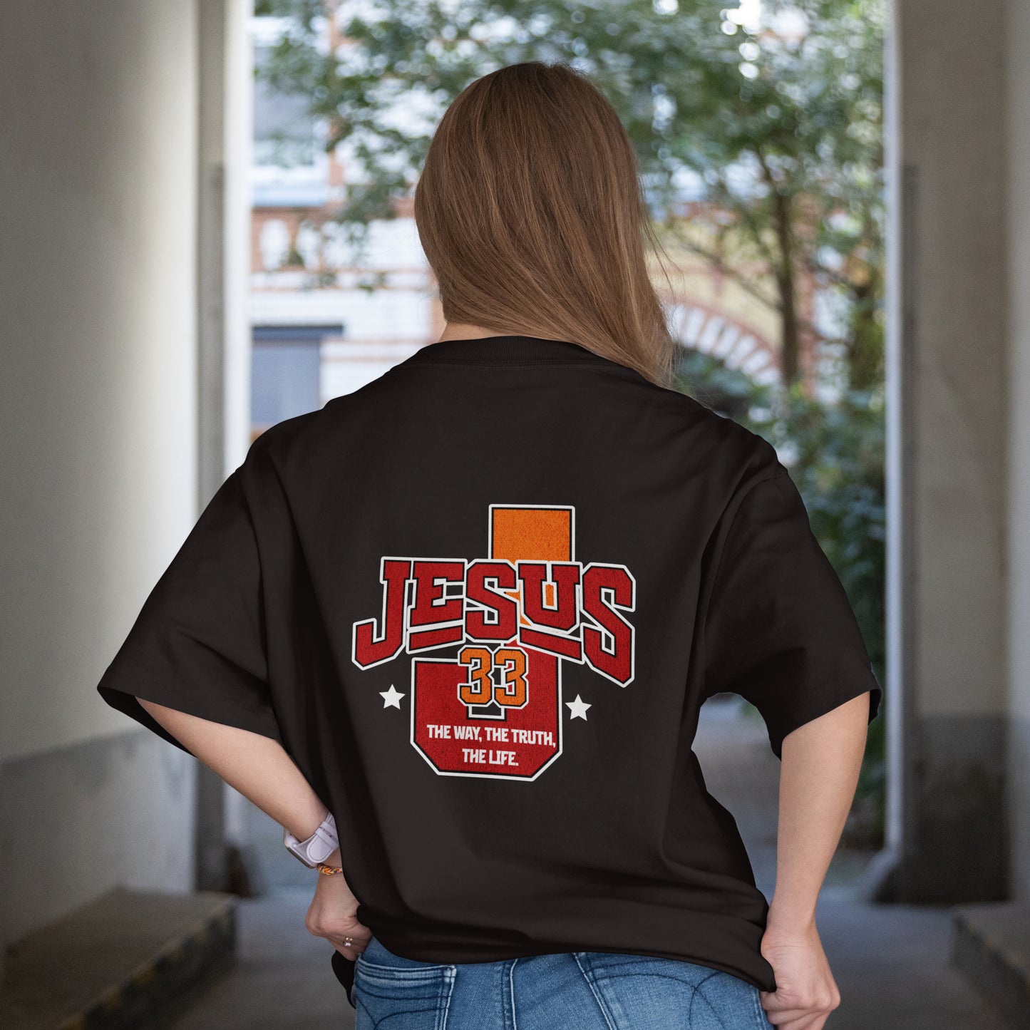 JESUS 33 Jersy Style Tee