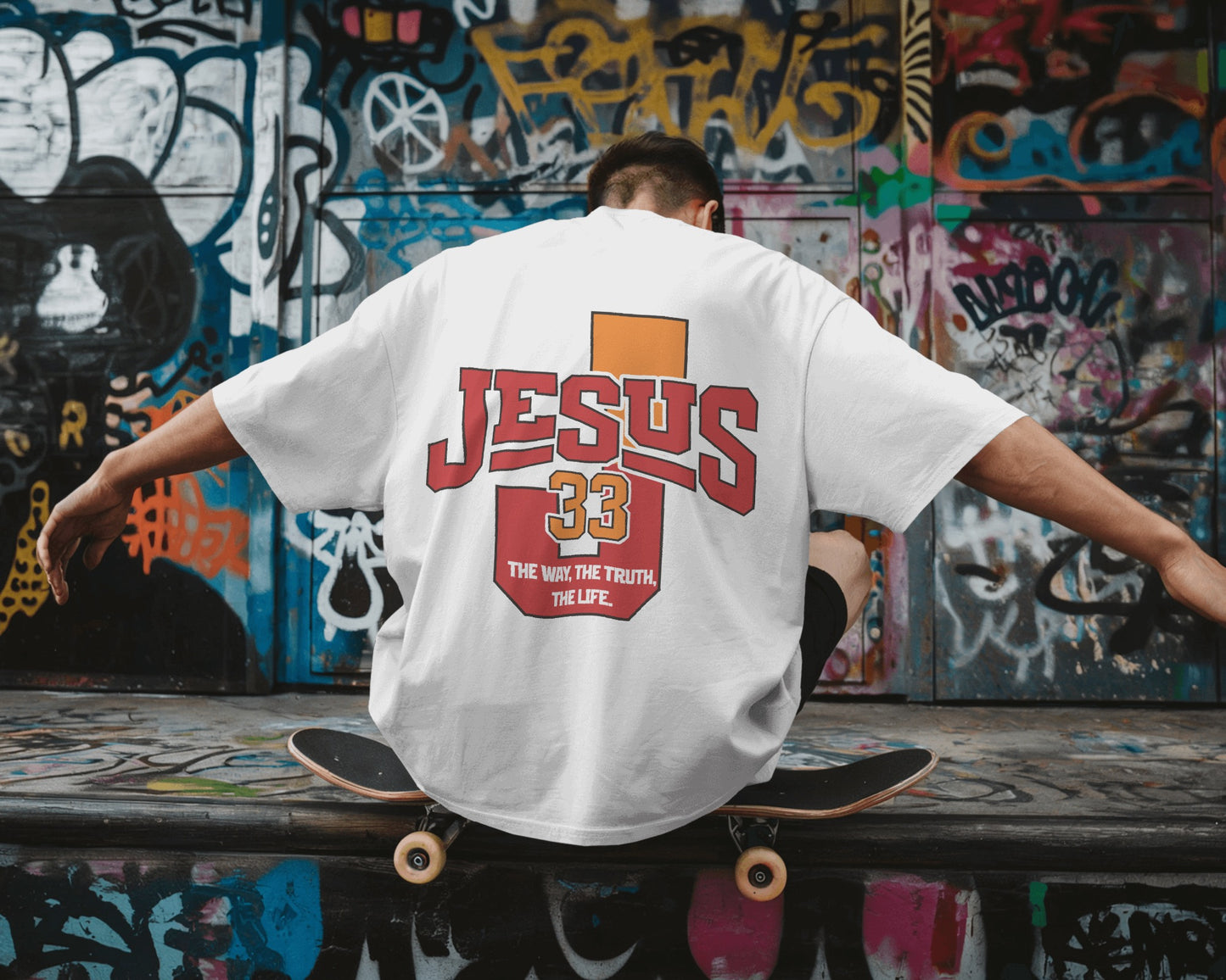 JESUS 33 Jersy Style Tee