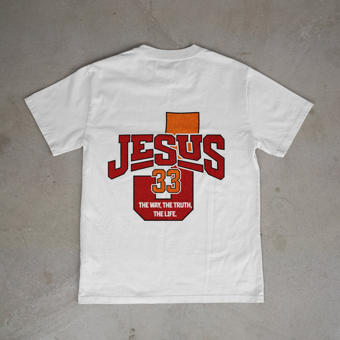 JESUS 33 Jersy Style Tee