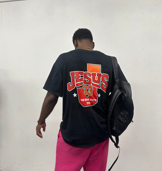 JESUS 33 Jersy Style Tee